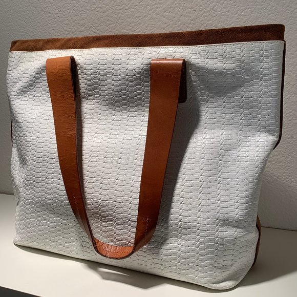 Ellecieffe Genuine Italian Leather Tote Bag - Picture 3 of 6